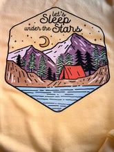 Load image into Gallery viewer, Sleep Under The Stars Yellow Unisex Sweatshirt
