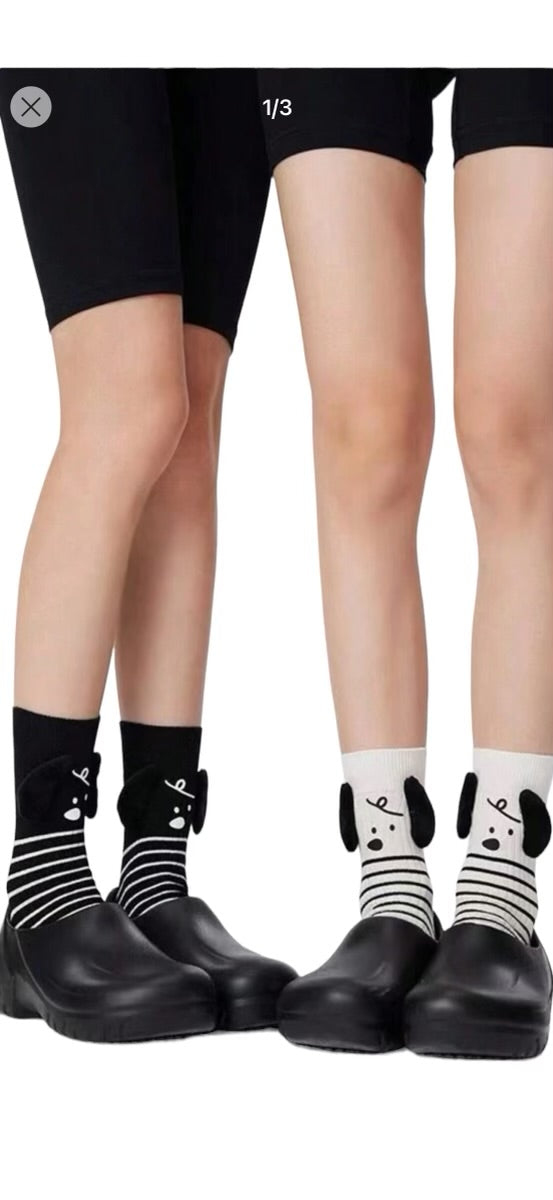 Thin Dog Dress Socks