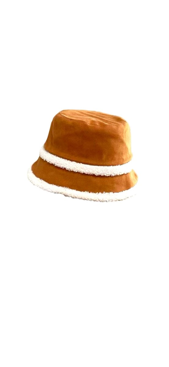 Furry Carmel Bucket Hat
