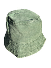 Load image into Gallery viewer, 100% Cotton Green Fishing Bucket Hats W/ Leather Patches
