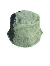 Load image into Gallery viewer, 100% Cotton Green Fishing Bucket Hats W/ Leather Patches
