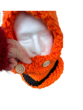 Load image into Gallery viewer, Hand Knit Fox Hood
