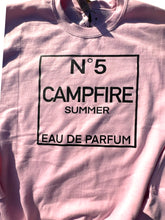 Load image into Gallery viewer, Pink Campfire Summer Sweatshirt
