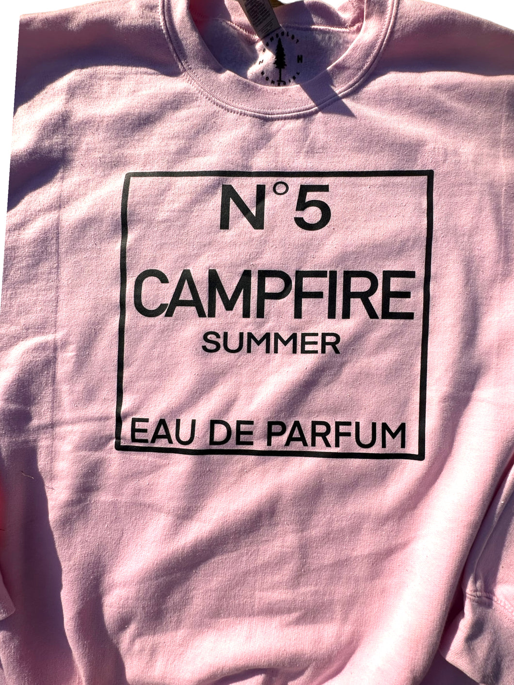 Pink Campfire Summer Sweatshirt