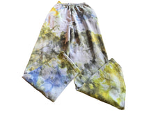 Load image into Gallery viewer, Hand Tie-Dyed Sweatpants - Green, Yellow, &amp; White Variants
