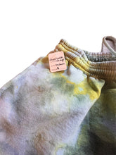 Load image into Gallery viewer, Hand Tie-Dyed Sweatpants - Green, Yellow, &amp; White Variants
