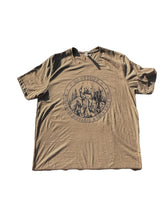 Load image into Gallery viewer, Camping T-Shirt; &quot;Go Outside - Worst Case Scenario - A Bear Eats You&quot;
