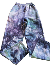 Load image into Gallery viewer, Hand Tie-Dyed Unisex Sweatpants Purple &amp; Blue Variant

