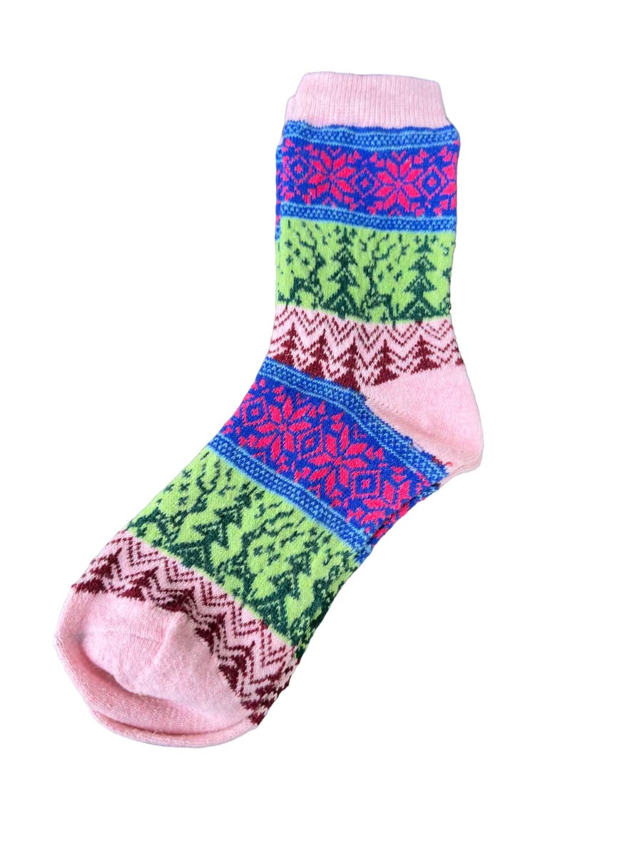 Warm Vibrant Winter Socks