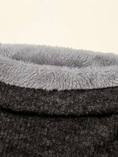 Load image into Gallery viewer, Furry lined Grey Neck Wrap/ Scarf
