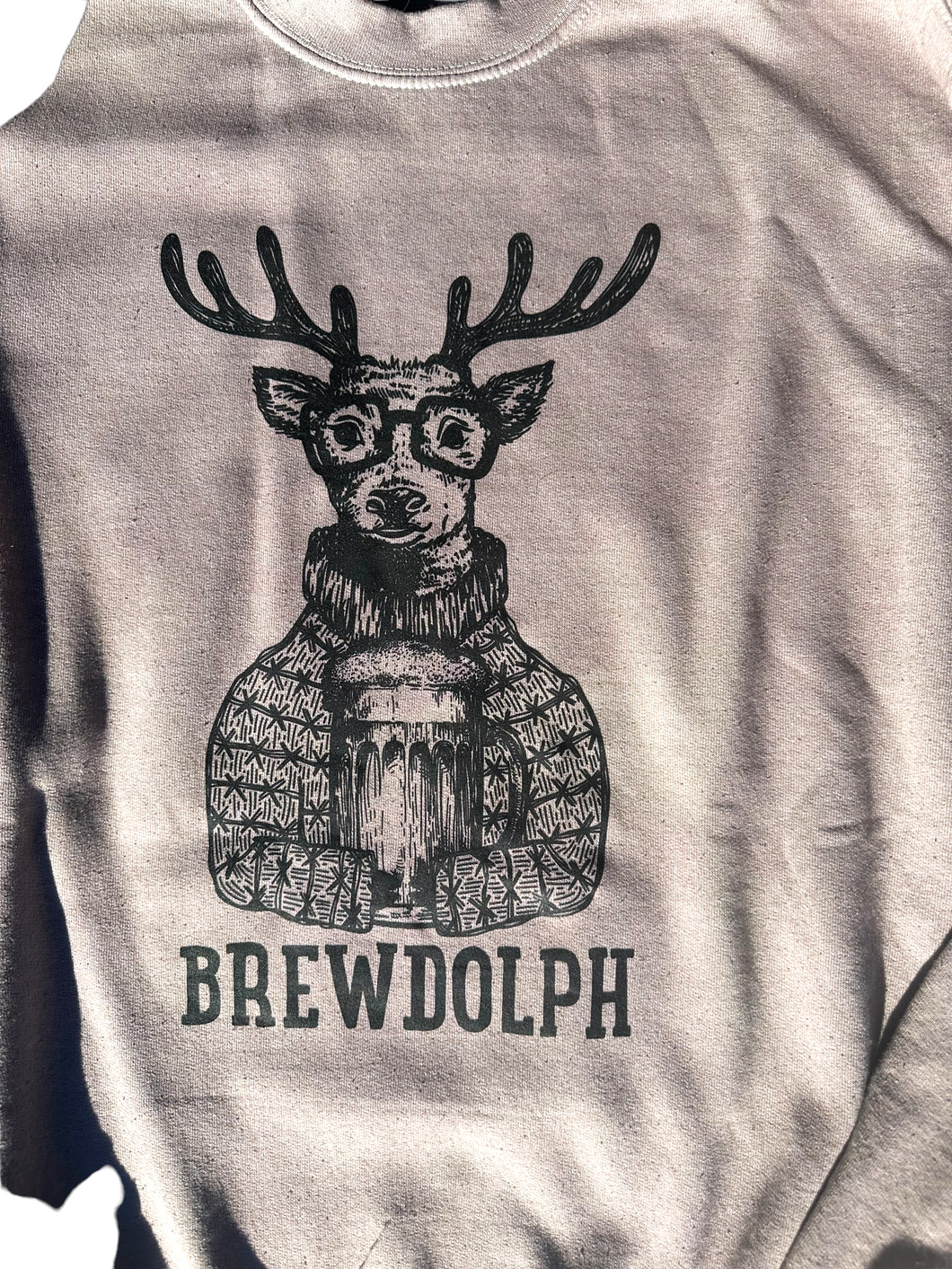 Reindeer With Beer Sweatshirt